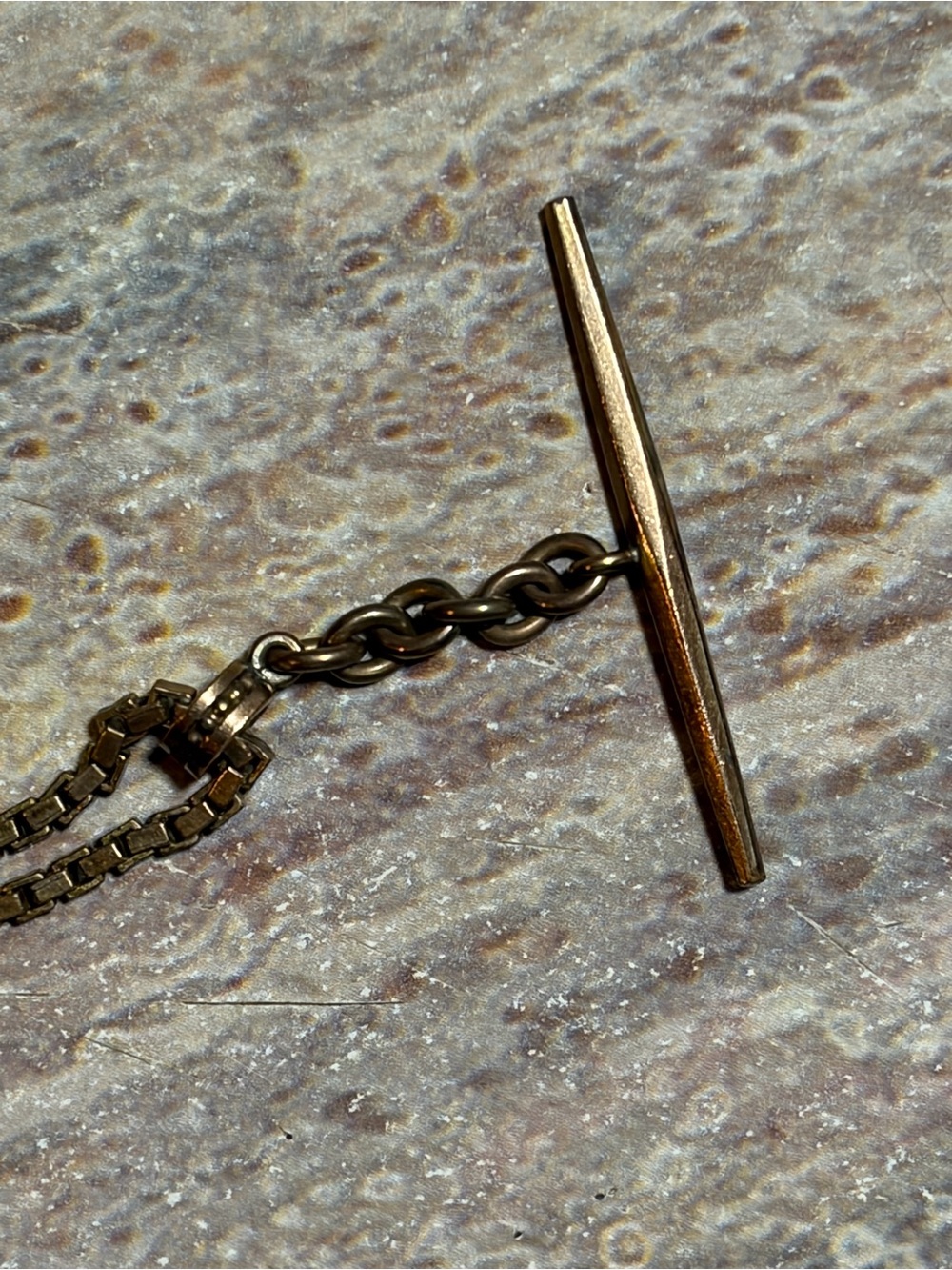 Victorian Gold Fill Or Gold Shell Pocket Watch Fob With Different Color Gems - Picture 11 of 16